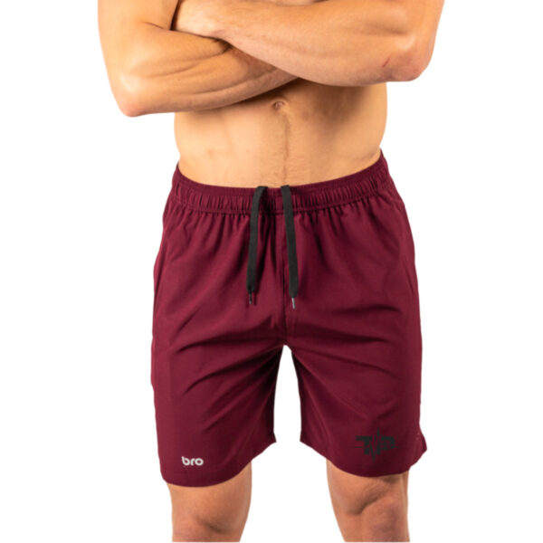 Short Performance TP Noir Bordeaux