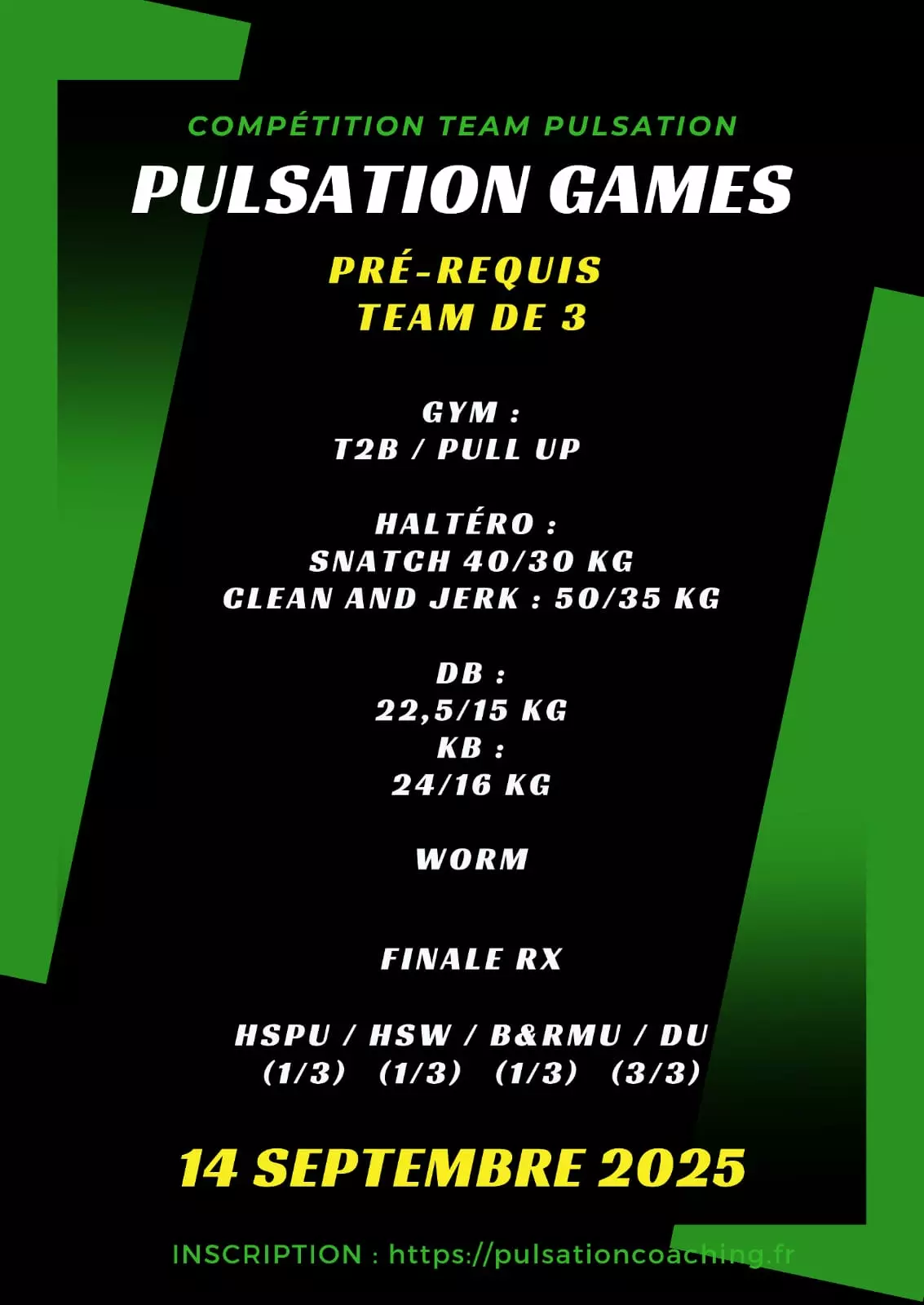 Pulsation games team of 3