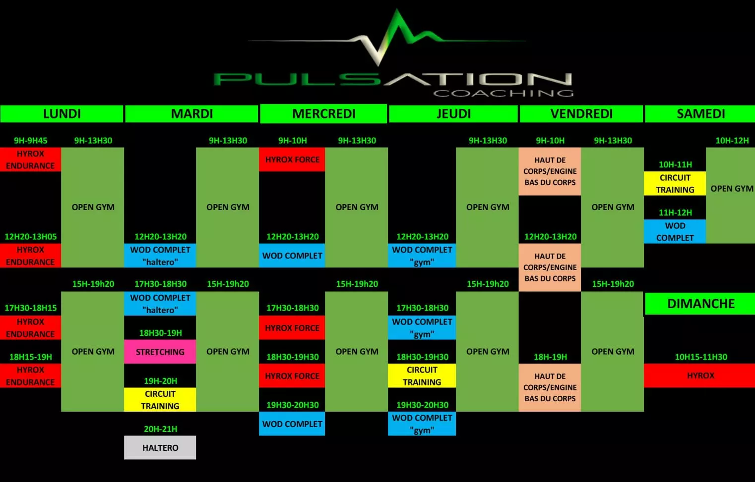 Cours Crosstraining et Hyrox